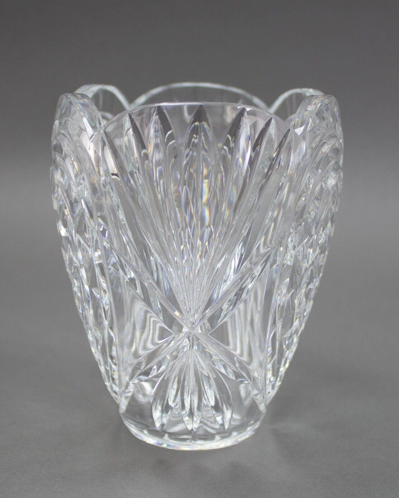 Waterford Crystal "Heart" Bowl Vase 8"
