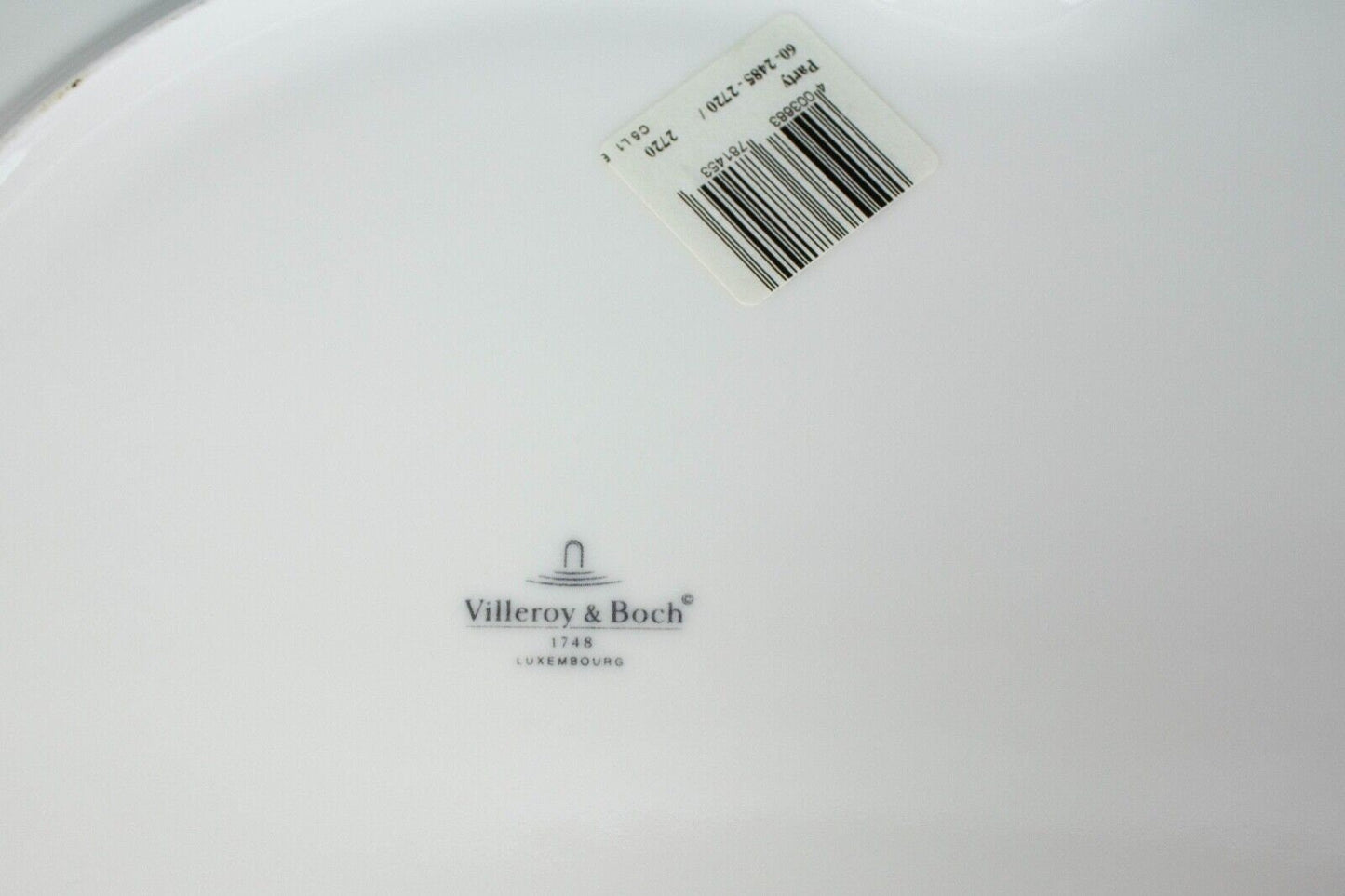 Villeroy & Boch "Party" Series Gourmet White Plate Platter 14" New With Tag