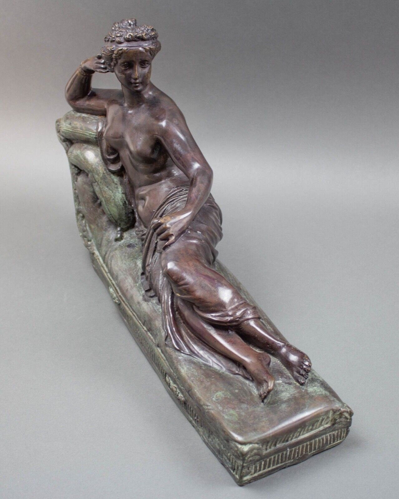 Maitland Smith Pauline Bonaparte As Venus Victrix After Canova Bronze Sculpture