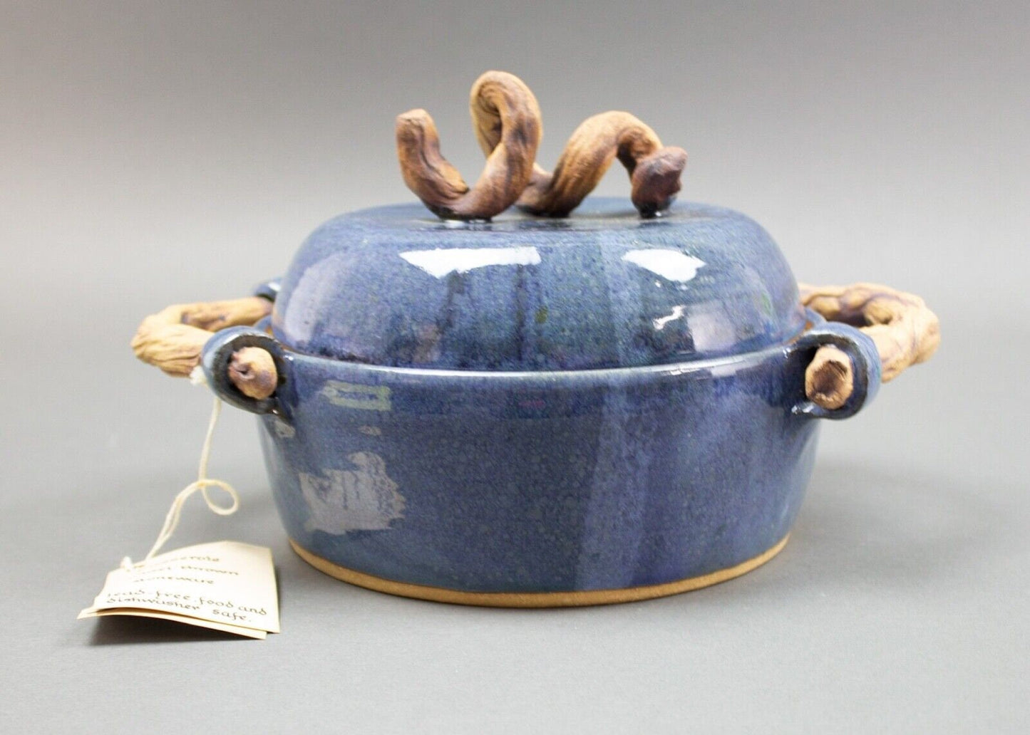 Christy Crews Dunn The Sylvan Studios Casserole Wheel Thrown Stoneware Pottery