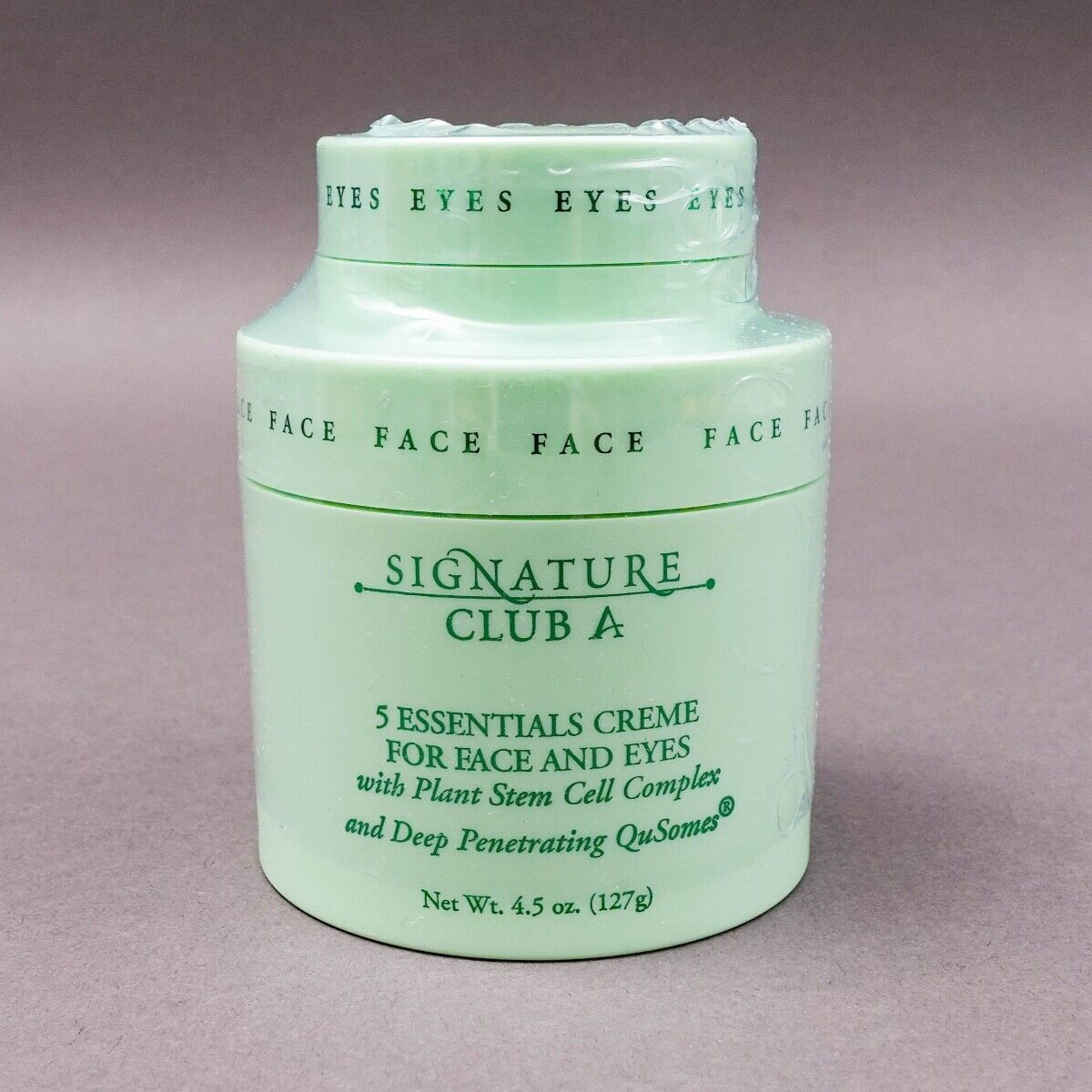 Signature Club A 5 Essentials Creme For Face And Eyes 4.5 oz / 127 g New Sealed