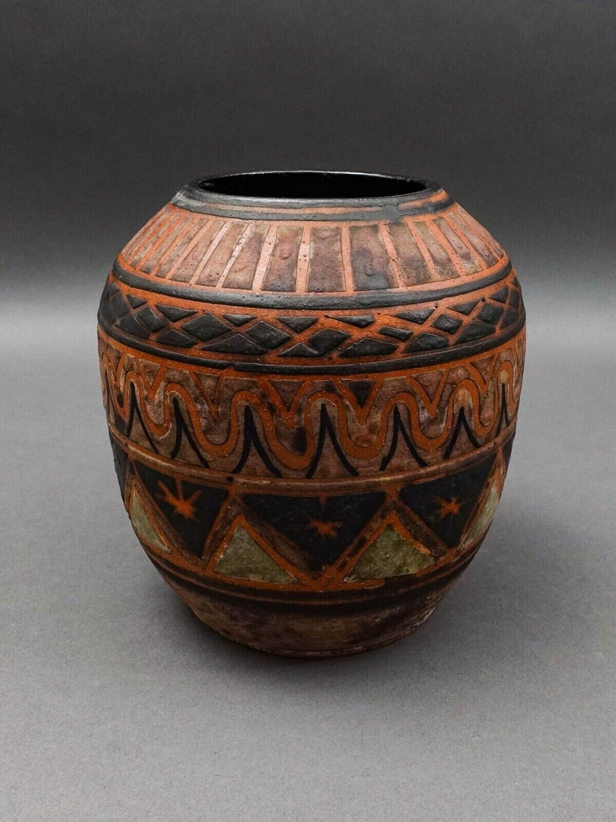 Berkshire Pottery Gertraud Stosiek Signed Vintage Mid Century Modern Art Vase