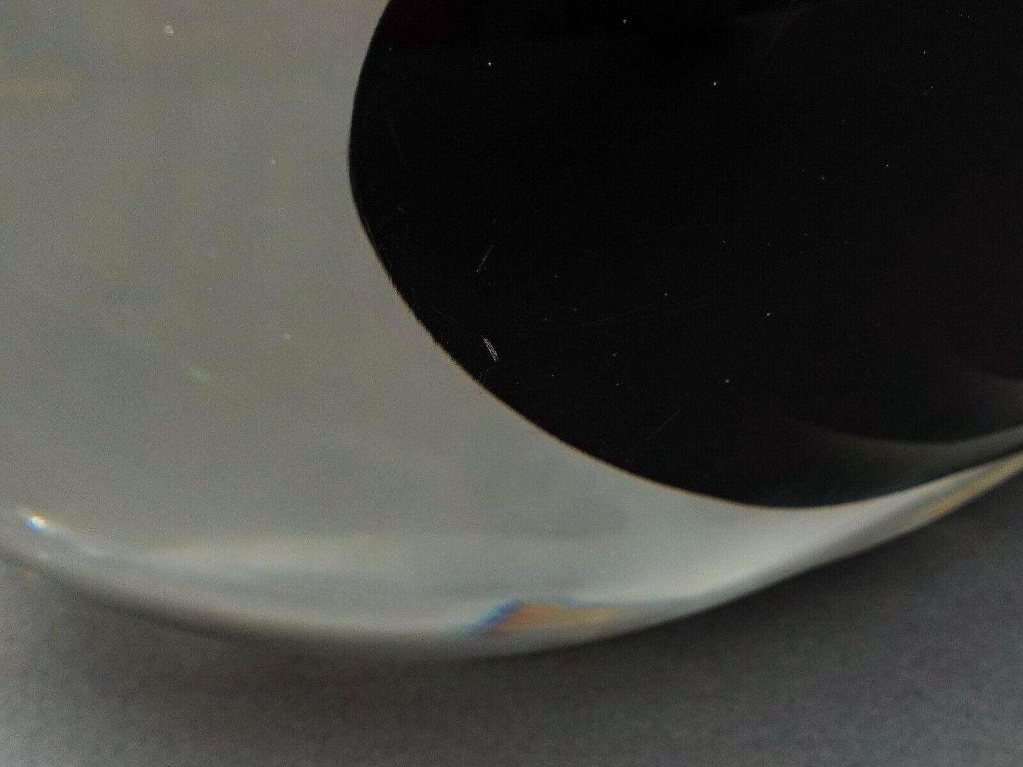 Antonio Da Ros Cenedese Murano Italy MCM Sommerso Art Glass Owl Figure Sculpture