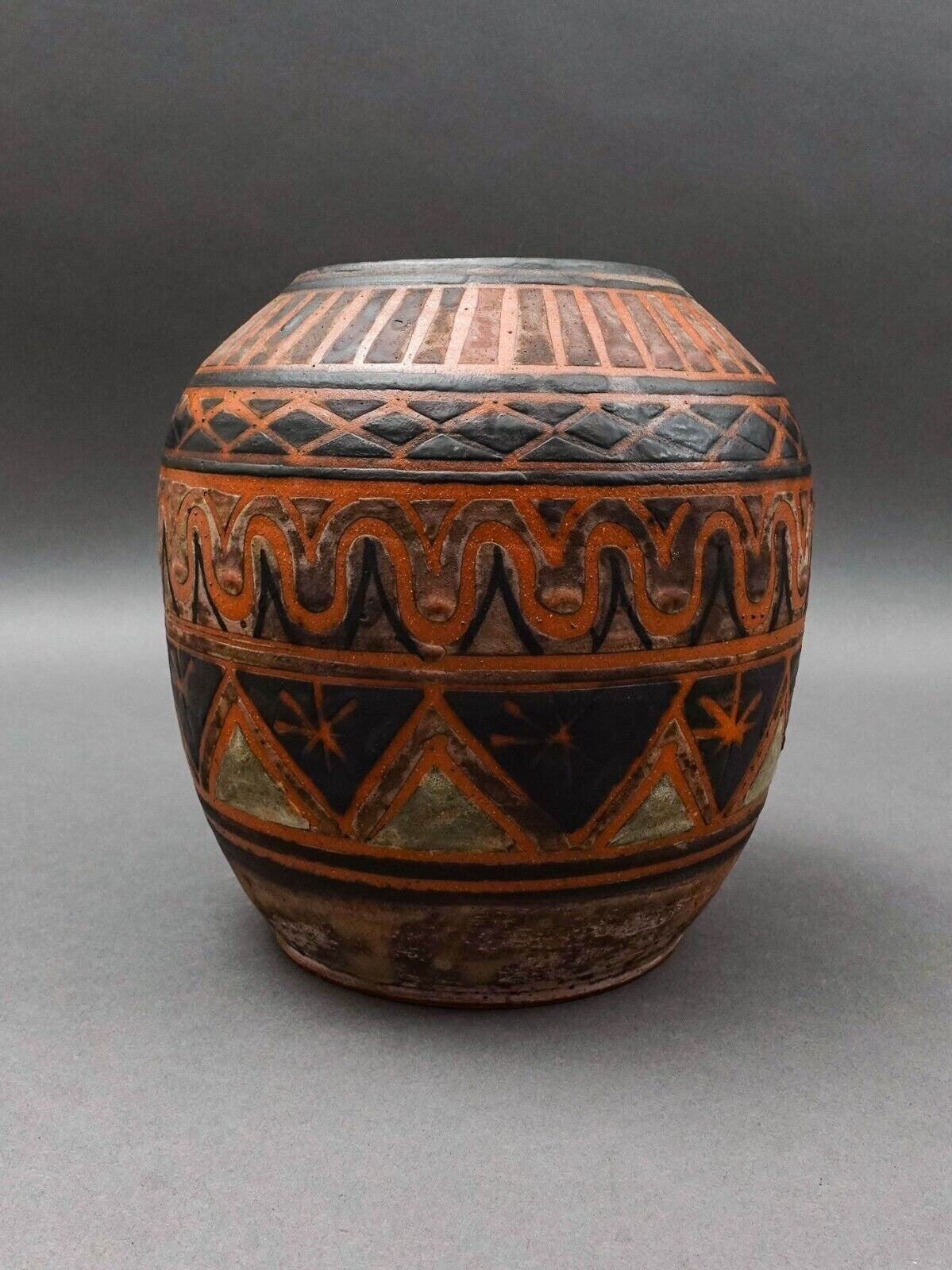 Berkshire Pottery Gertraud Stosiek Signed Vintage Mid Century Modern Art Vase
