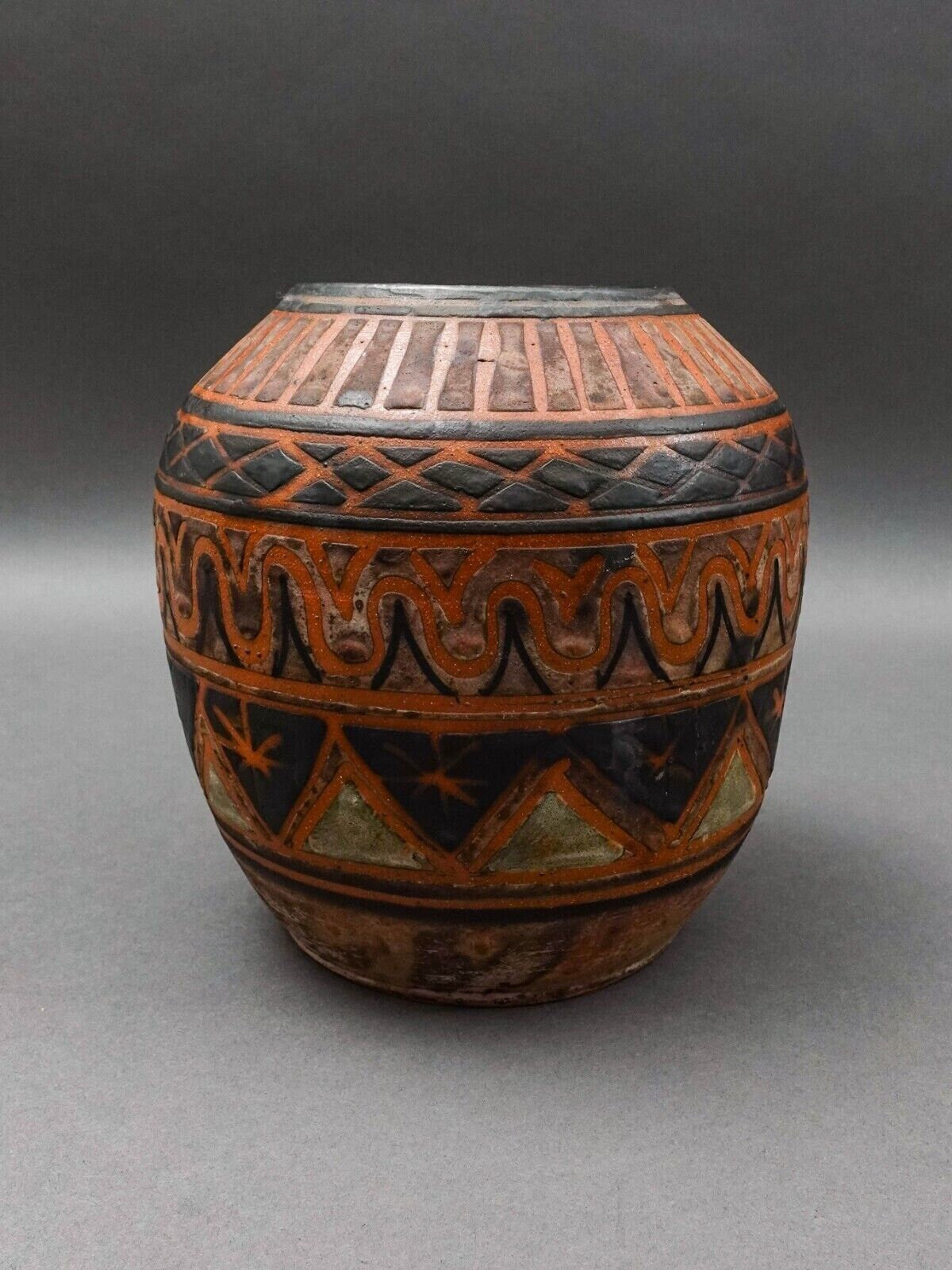 Berkshire Pottery Gertraud Stosiek Signed Vintage Mid Century Modern Art Vase