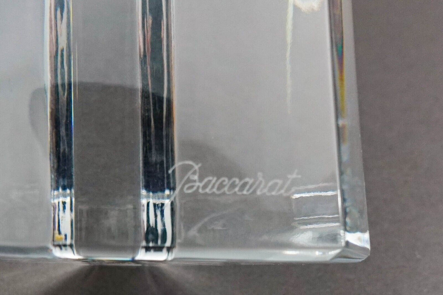 Baccarat Crystal France Osiris Obelisk Louxor Monument Glass Sculpture Large 15"
