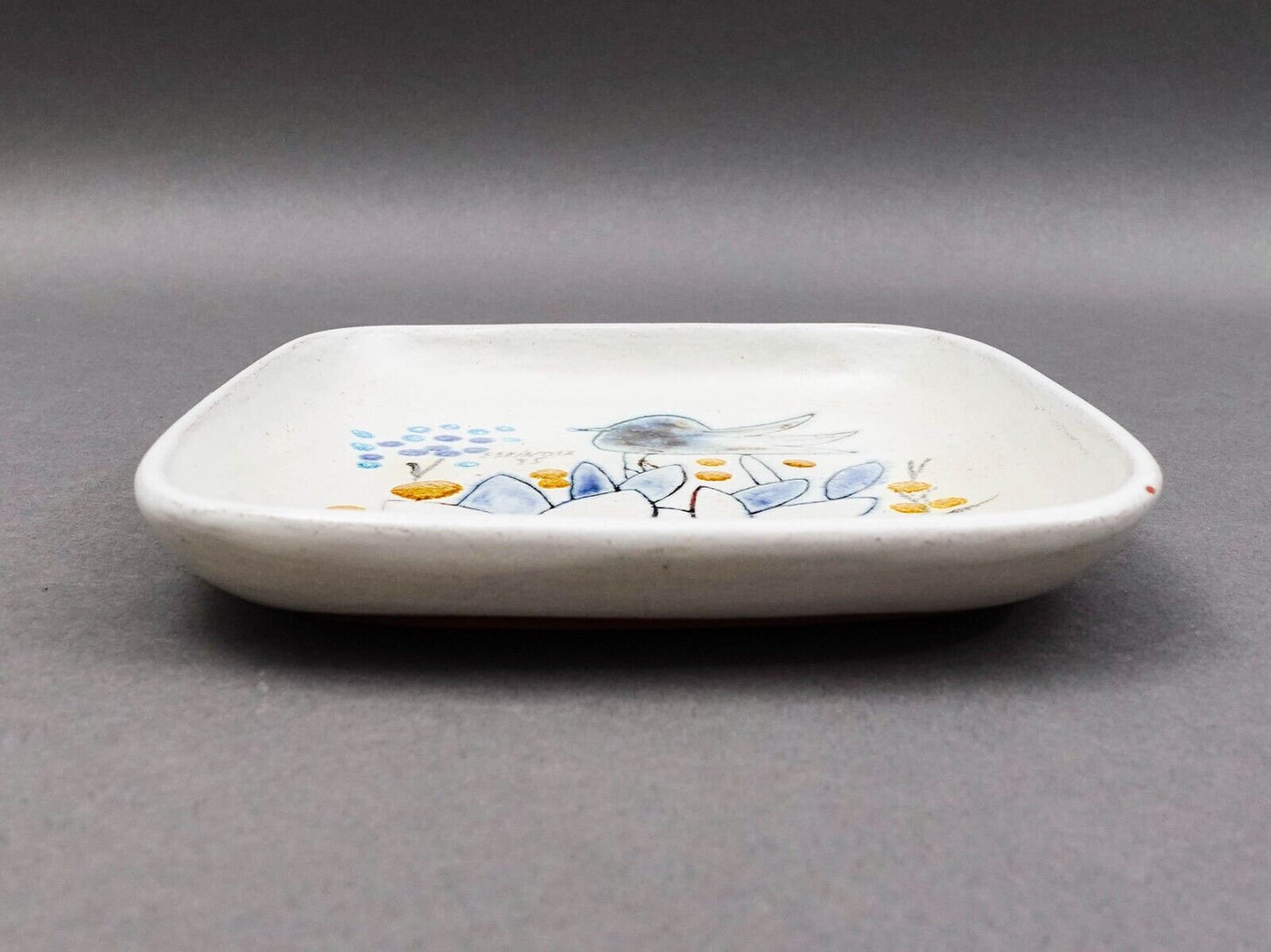 Susana Espinosa 1975 Signed MCM Puerto Rico Studio Art Pottery Plate Dish