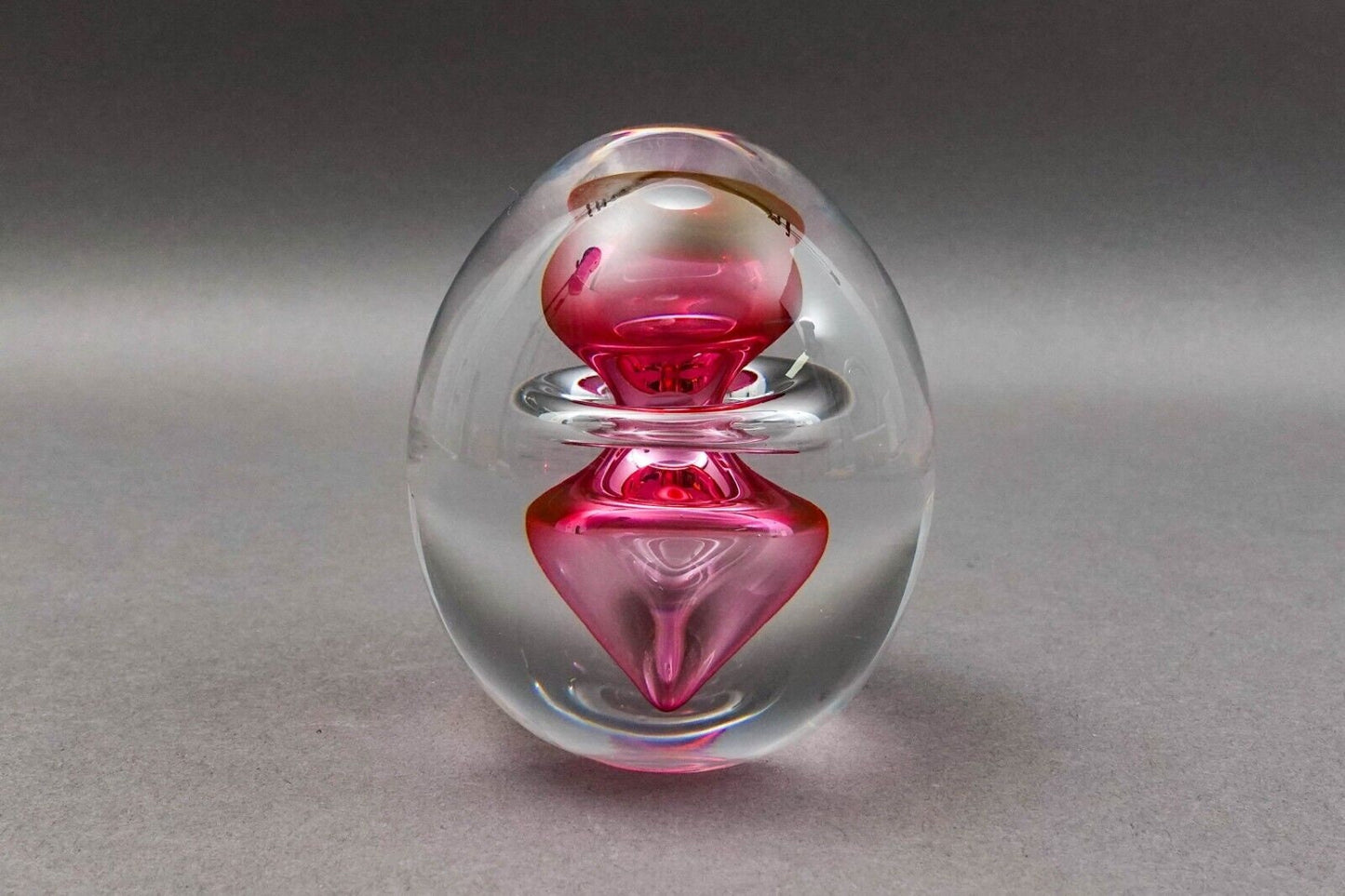 Studio Ahus Sweden 1994 Hanne Dreutler & Arthur Zirnsack Art Glass Paperweight