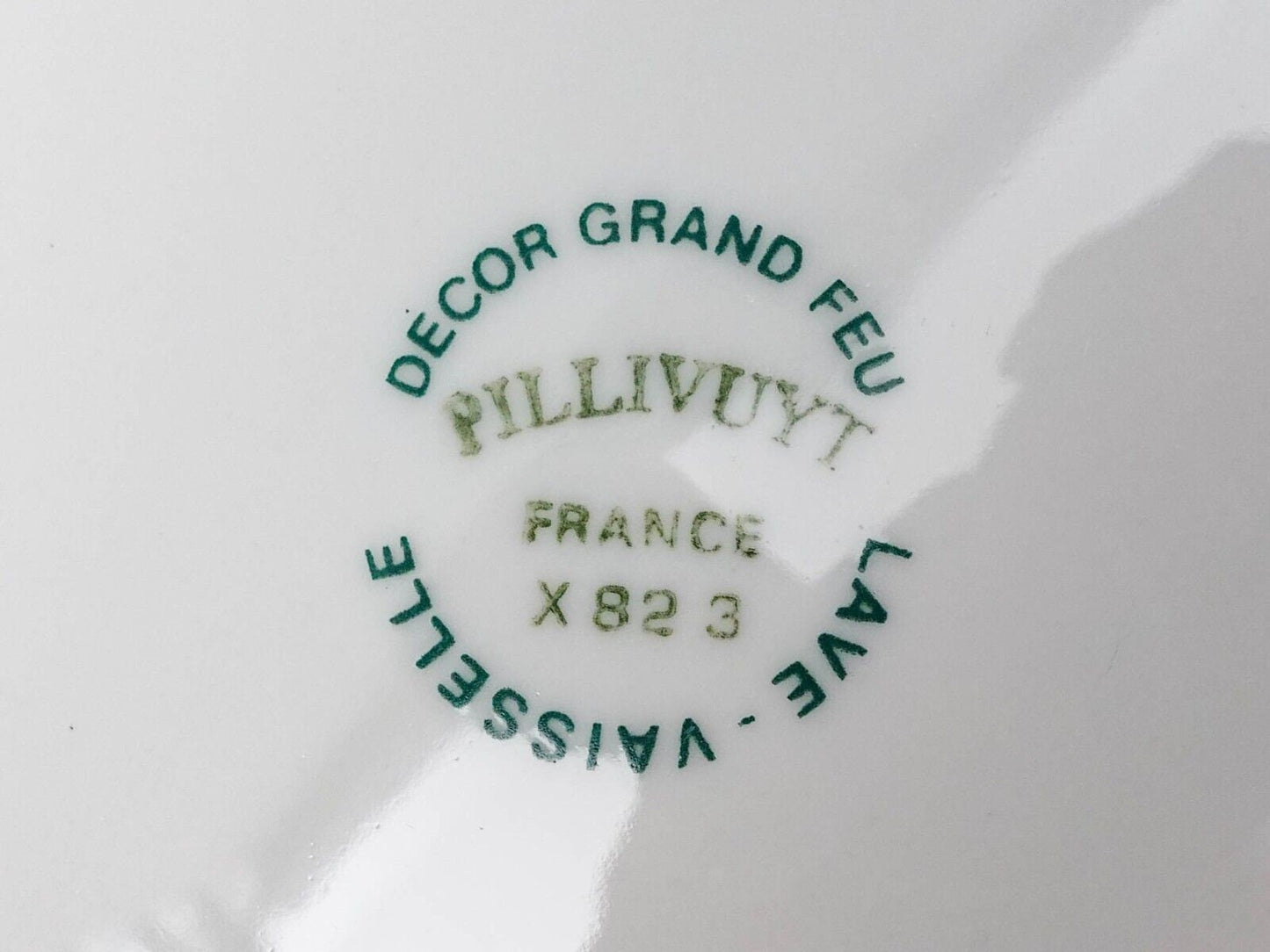 Pillivuyt France Decor Grand Feu Blue Lobster 11 1/2" Plate Set Of 4