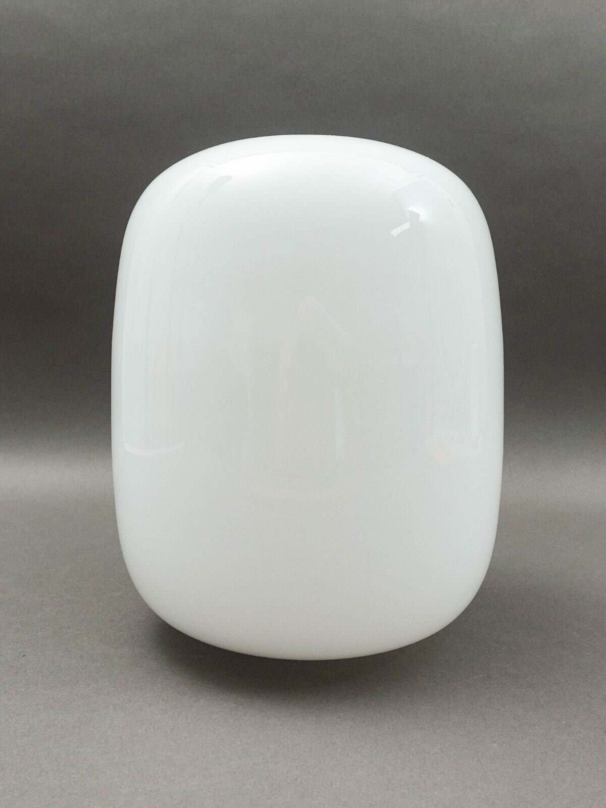 Iittala Finland Timo Sarpaneva Signed MCM Jurmo White Art Glass Vase (Read)