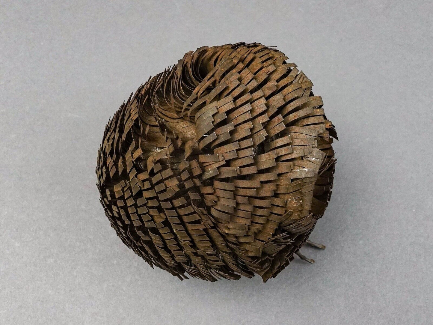 Sergio Bustamente Mexican Brutalist Mid Century Modern Metal Art Owl Sculpture