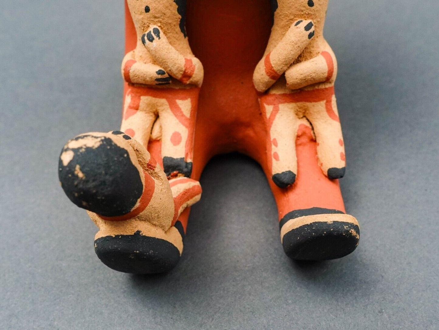 Toya Jemez Pueblo Native American Storyteller Six Children Pottery Sculpture