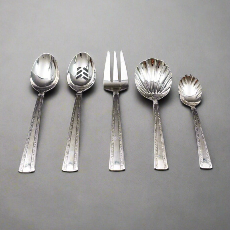 Waterford Greenwich 18/10 Stainless Steel 5 Piece Serving Set
