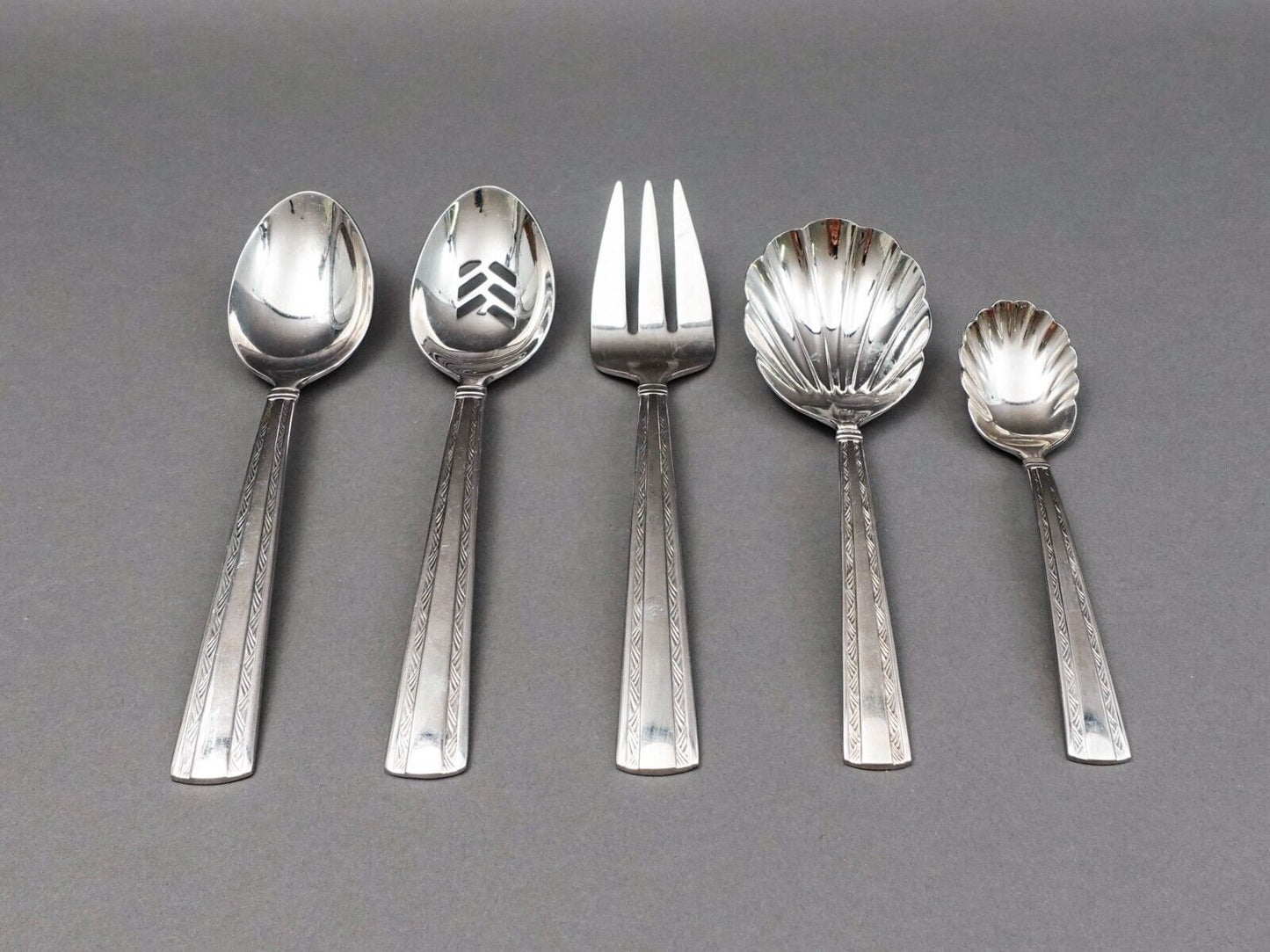 Waterford Greenwich 18/10 Stainless Steel 5 Piece Serving Set
