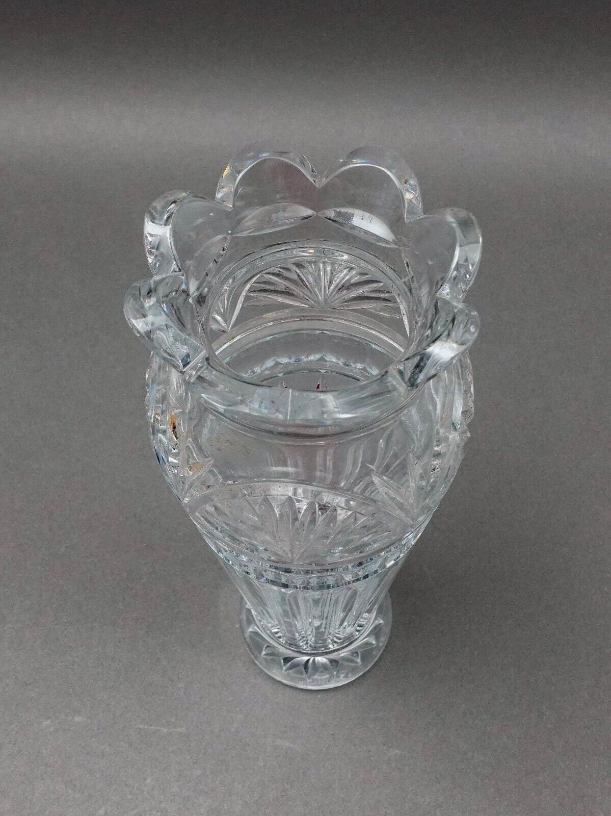 Waterford Crystal Jim O'Leary 50th Anniversary Vase 9 1/2"