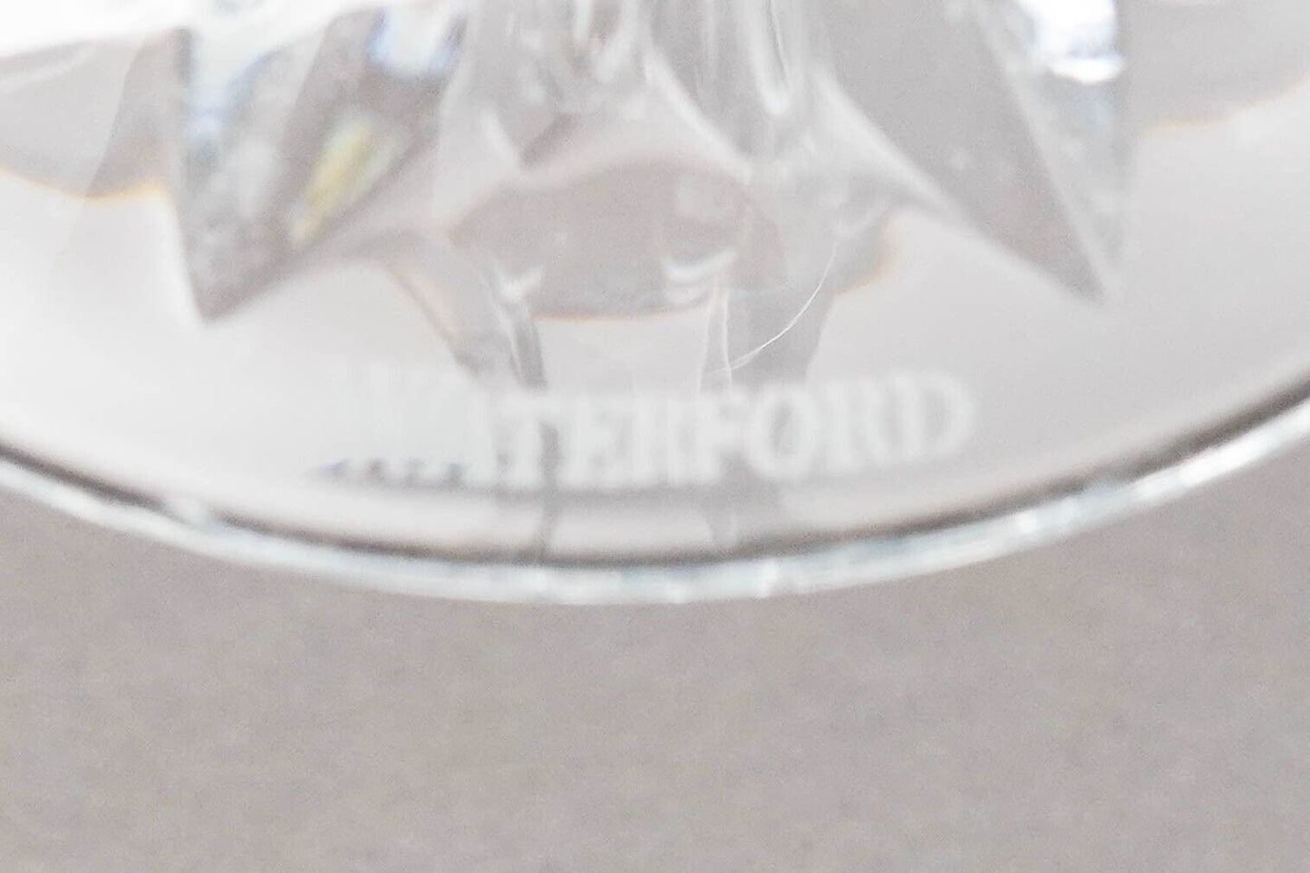 Waterford Crystal Snowflake Wishes "Goodwill "Clear Glass Champagne Flute (Read)