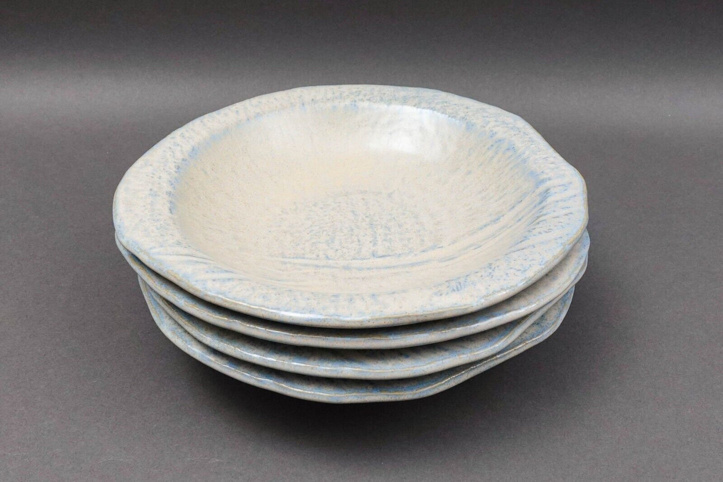 Wabisabi Collection By Muirfield B-4 Mashiko Japan 9 5/8" Rimmed Soup Bowl