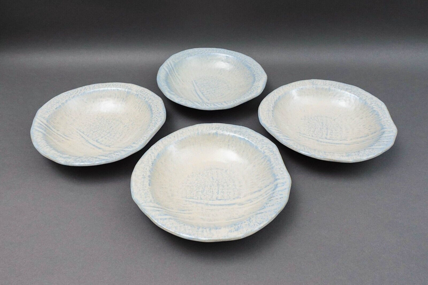 Wabisabi Collection By Muirfield B-4 Mashiko Japan 9 5/8" Rimmed Soup Bowl