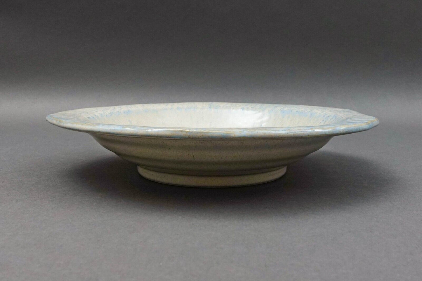 Wabisabi Collection By Muirfield B-4 Mashiko Japan 9 5/8" Rimmed Soup Bowl
