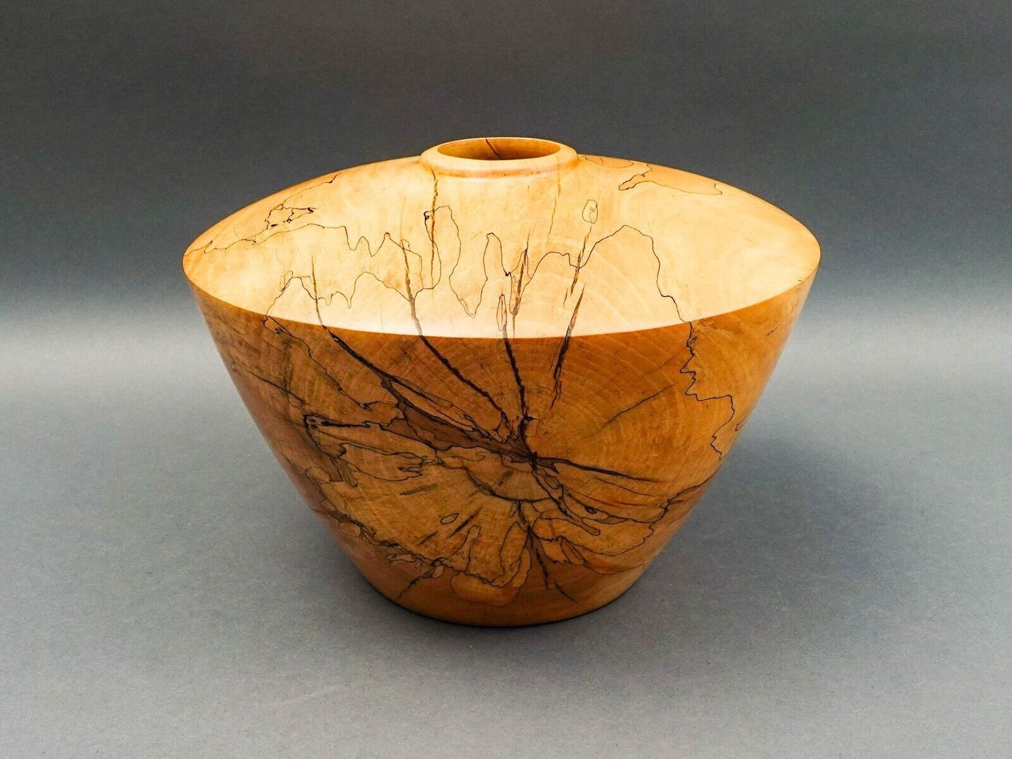 Ron Pessolano (American, 1947-2017) Signed Studio Turned Wood Vase