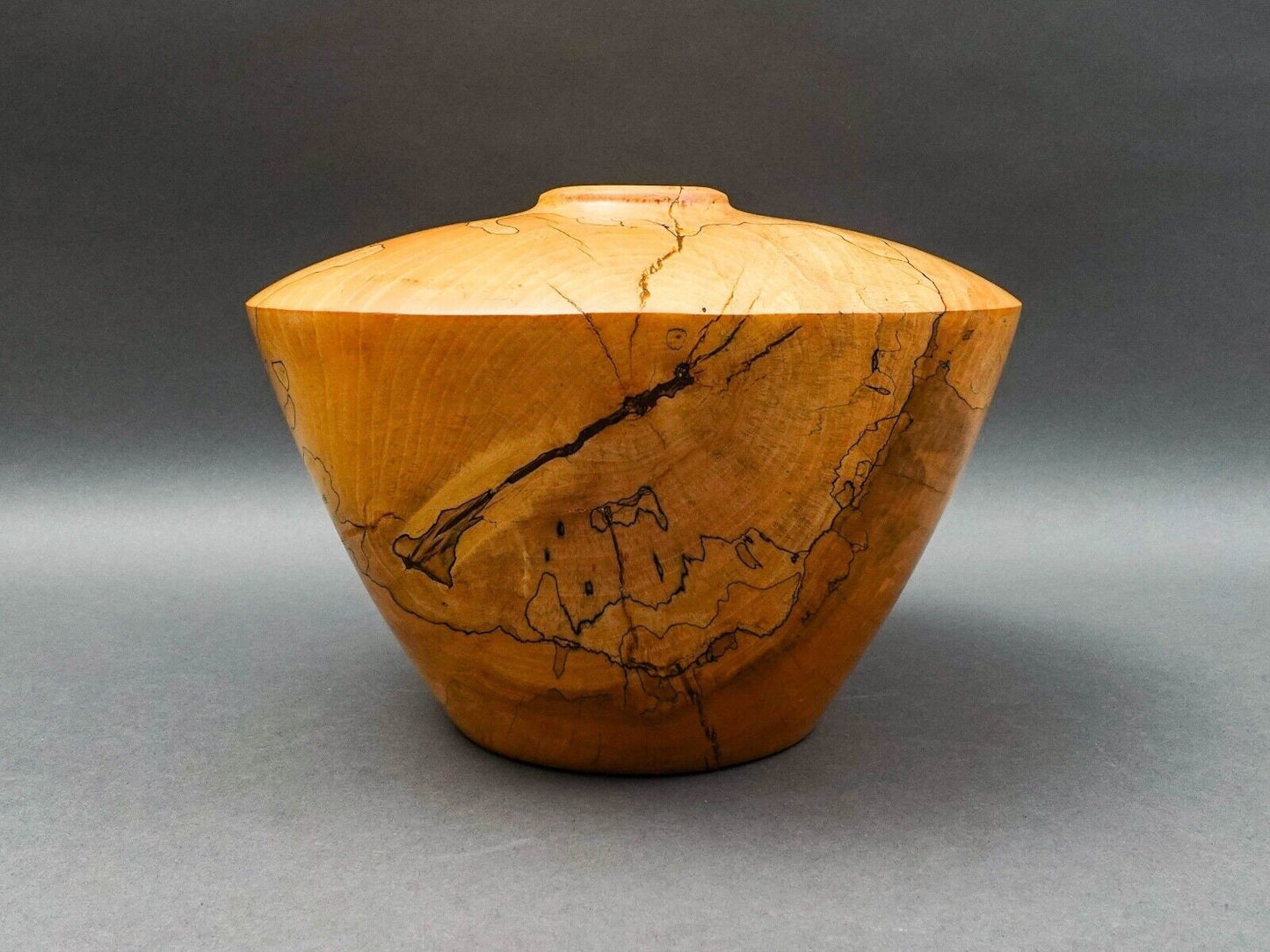 Ron Pessolano (American, 1947-2017) Signed Studio Turned Wood Vase