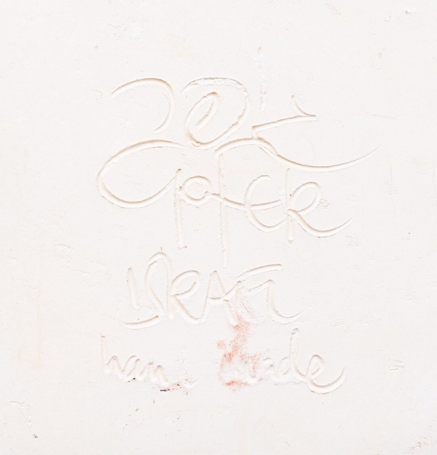 Avraham Gofer Israel Signed MCM Abstract Fish Studio Art Pottery Plate 10 1/2"