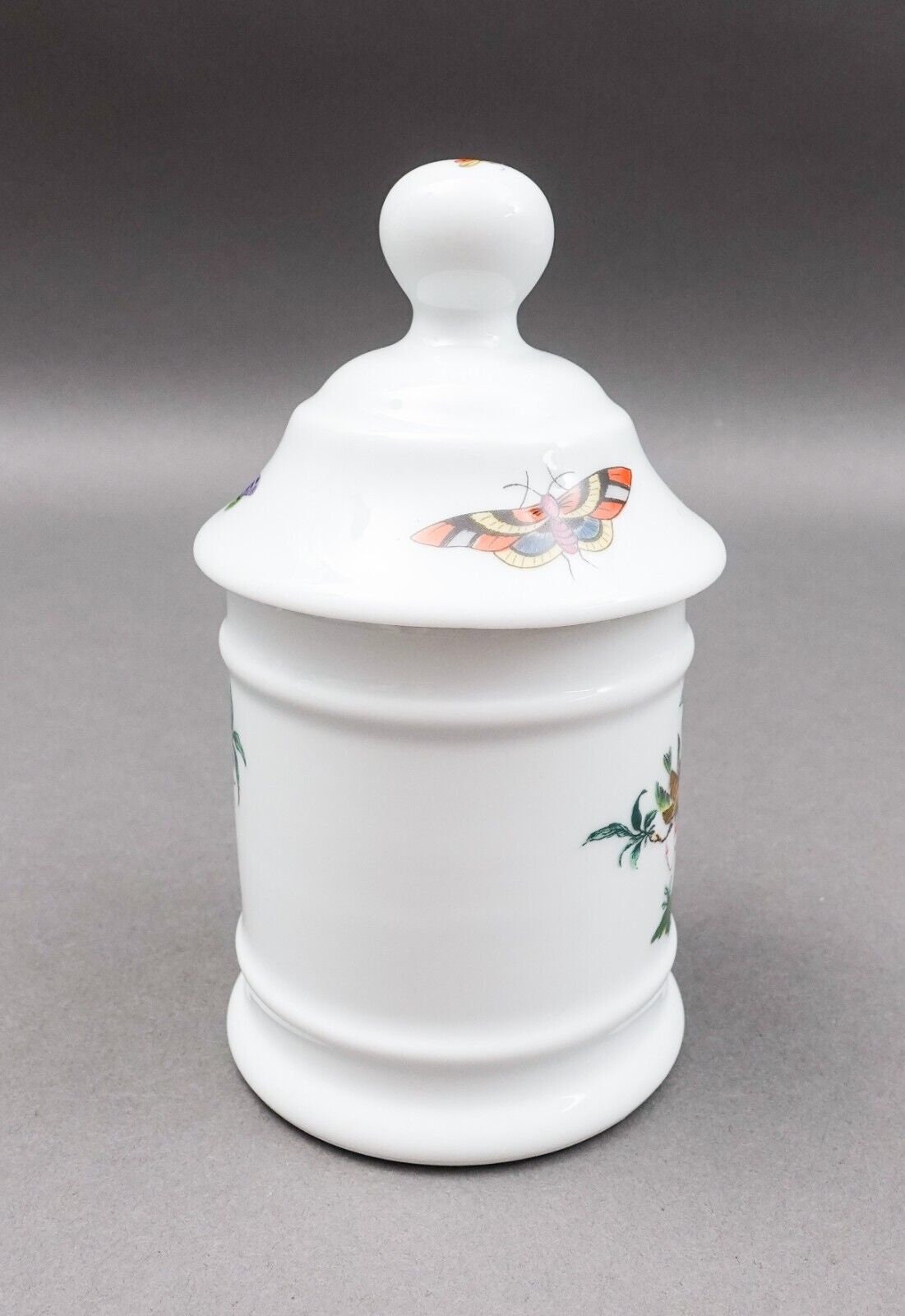 Ceralene A. Raynaud Limoges France Les Oiseaux Birds Apothecary Canister Jar 6"