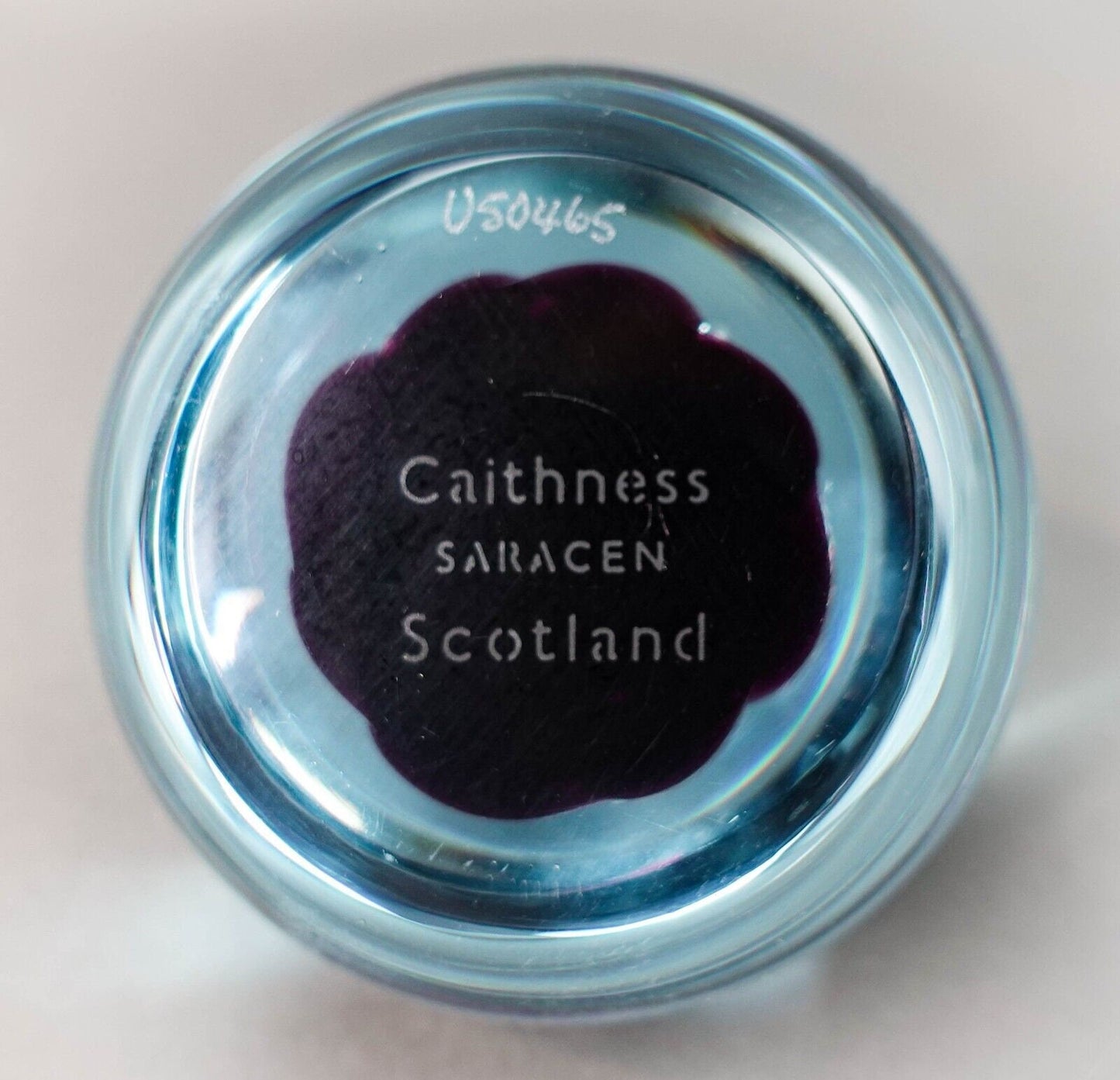 Caithness Scotland Saracen Vintage Teardrop Art Glass Paperweight U50565