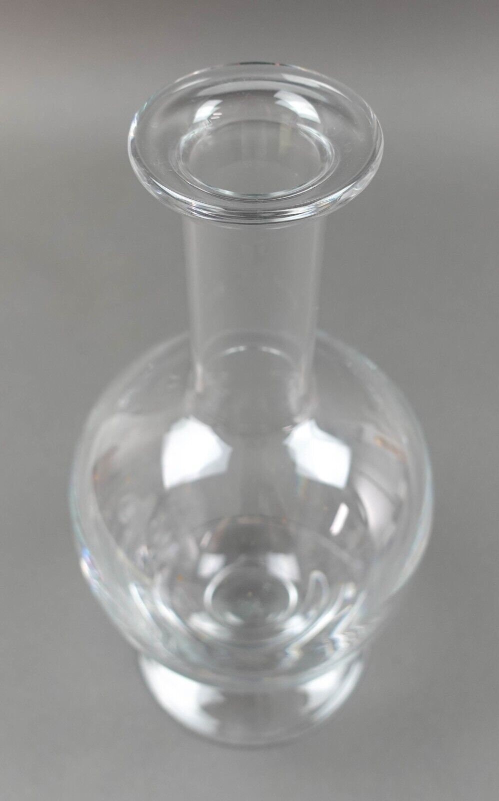 Faberge Crystal France Franklin Mint 1988 Snow Doves Wine Decanter (No Stopper)