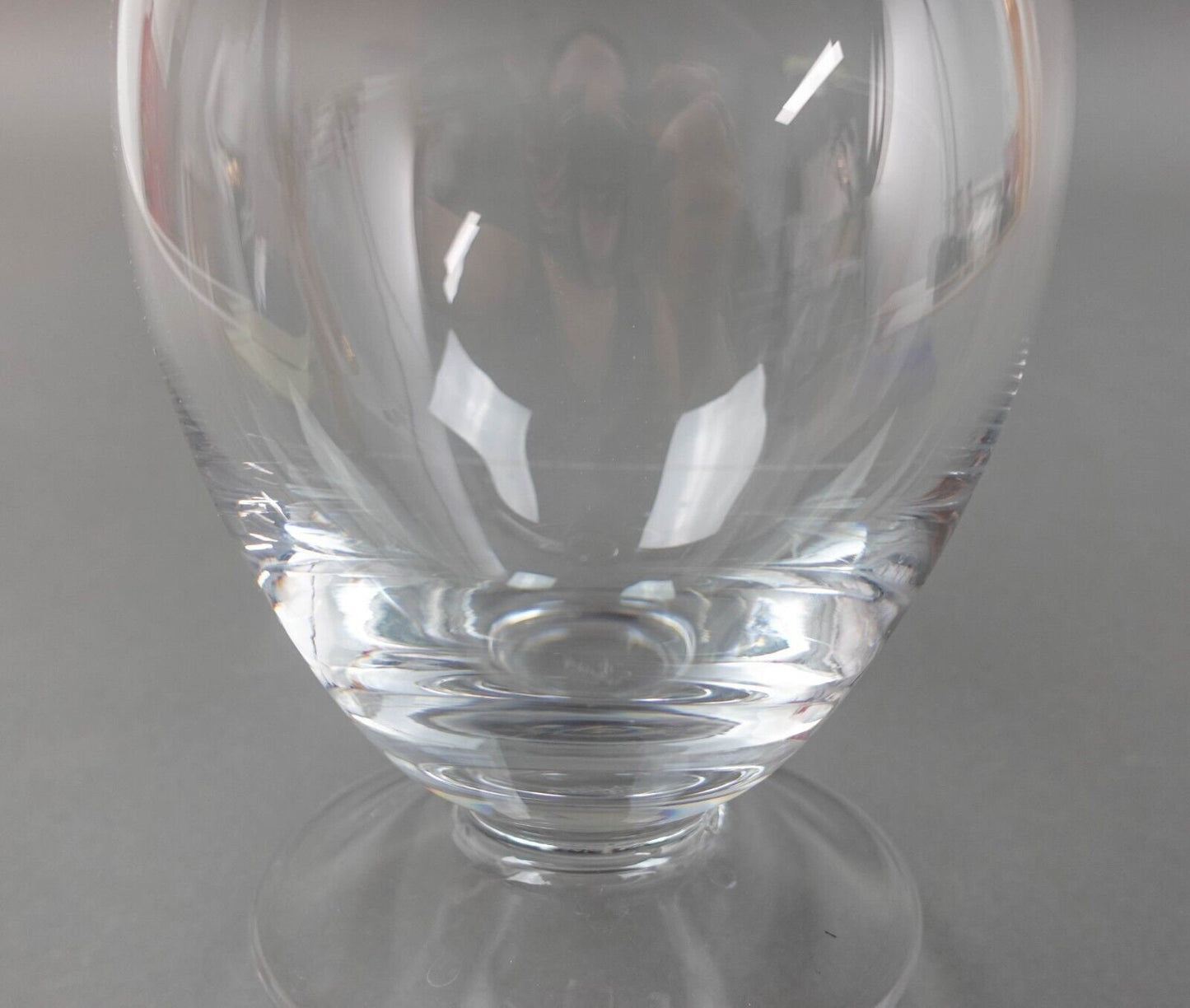 Faberge Crystal France Franklin Mint 1988 Snow Doves Wine Decanter (No Stopper)