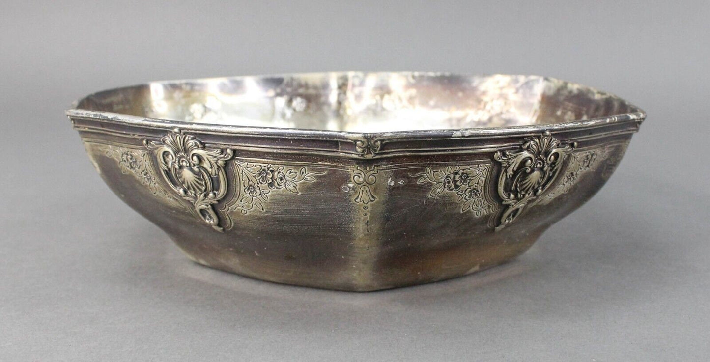 Tiffany & Co Sterling Silver Antique 18165 C Makers 7068 Hexagonal Bowl 546g