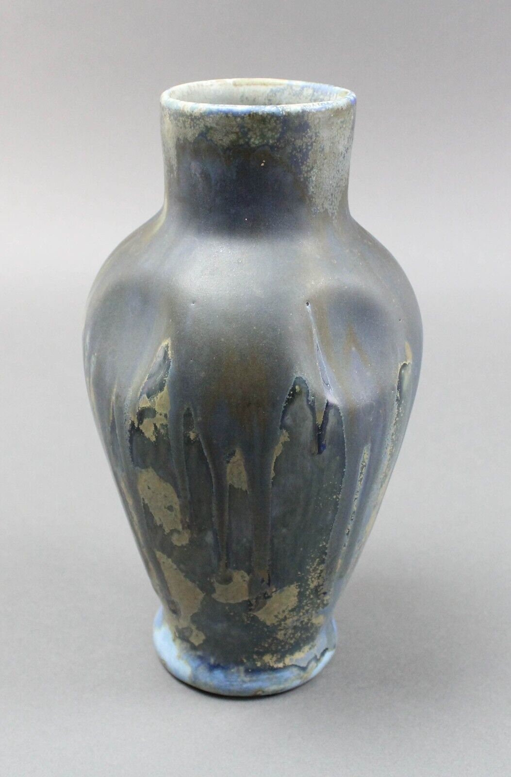 Gilbert Metenier Superb French Art Nouveau Crystalline Glaze Art Pottery Vase
