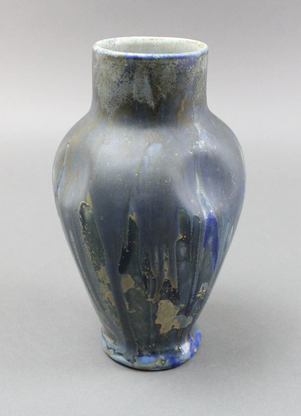 Gilbert Metenier Superb French Art Nouveau Crystalline Glaze Art Pottery Vase
