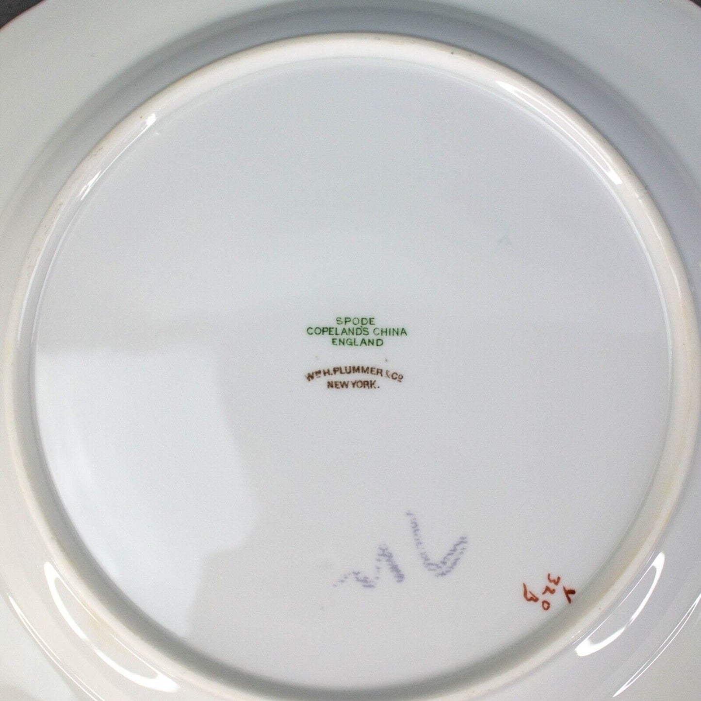 Spode Copeland WMH Plummer & Co NY Landscape Village Scene 8.75" Plates Set Of 2