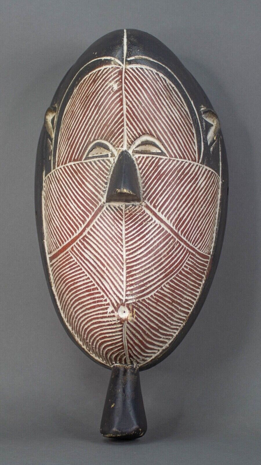 African Tribal Art Kifwebe Mask Songye D.R. Congo Zaire Large 16 1/2"