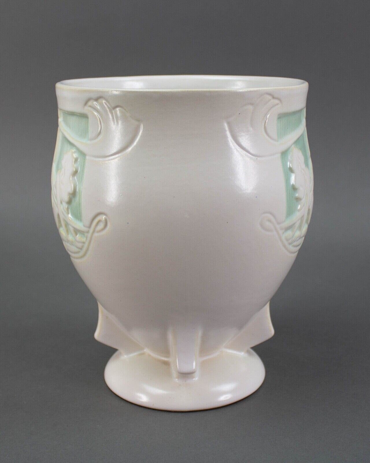 Roseville # 763-8 Silhouette Shape Art Pottery Vase