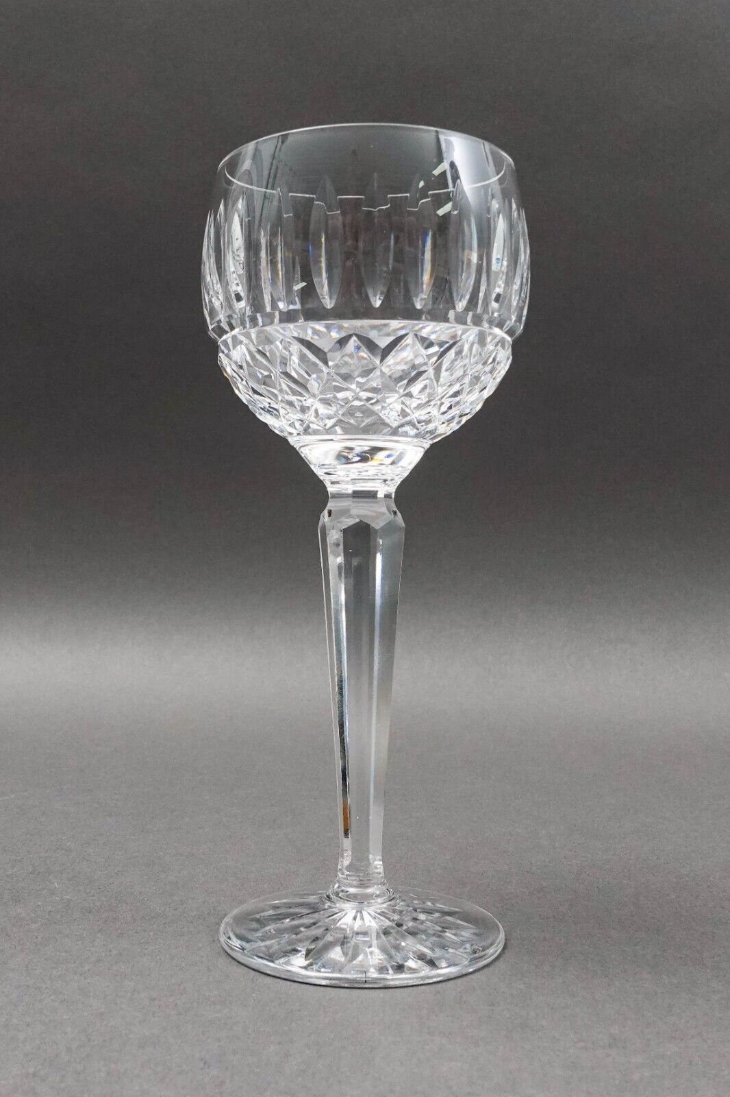 Waterford Crystal Maeve Wine Hock Goblets Glasses 7 1/2" Set Of 4
