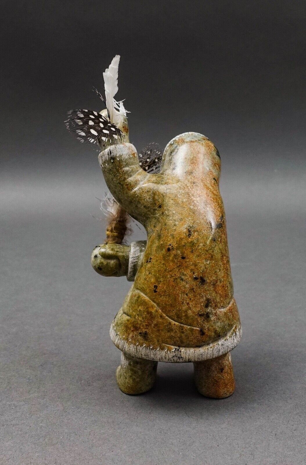 EddIe Lee Alaskan Hand Carved Soapstone Inuit Eskimo Art Figurine Sculpture