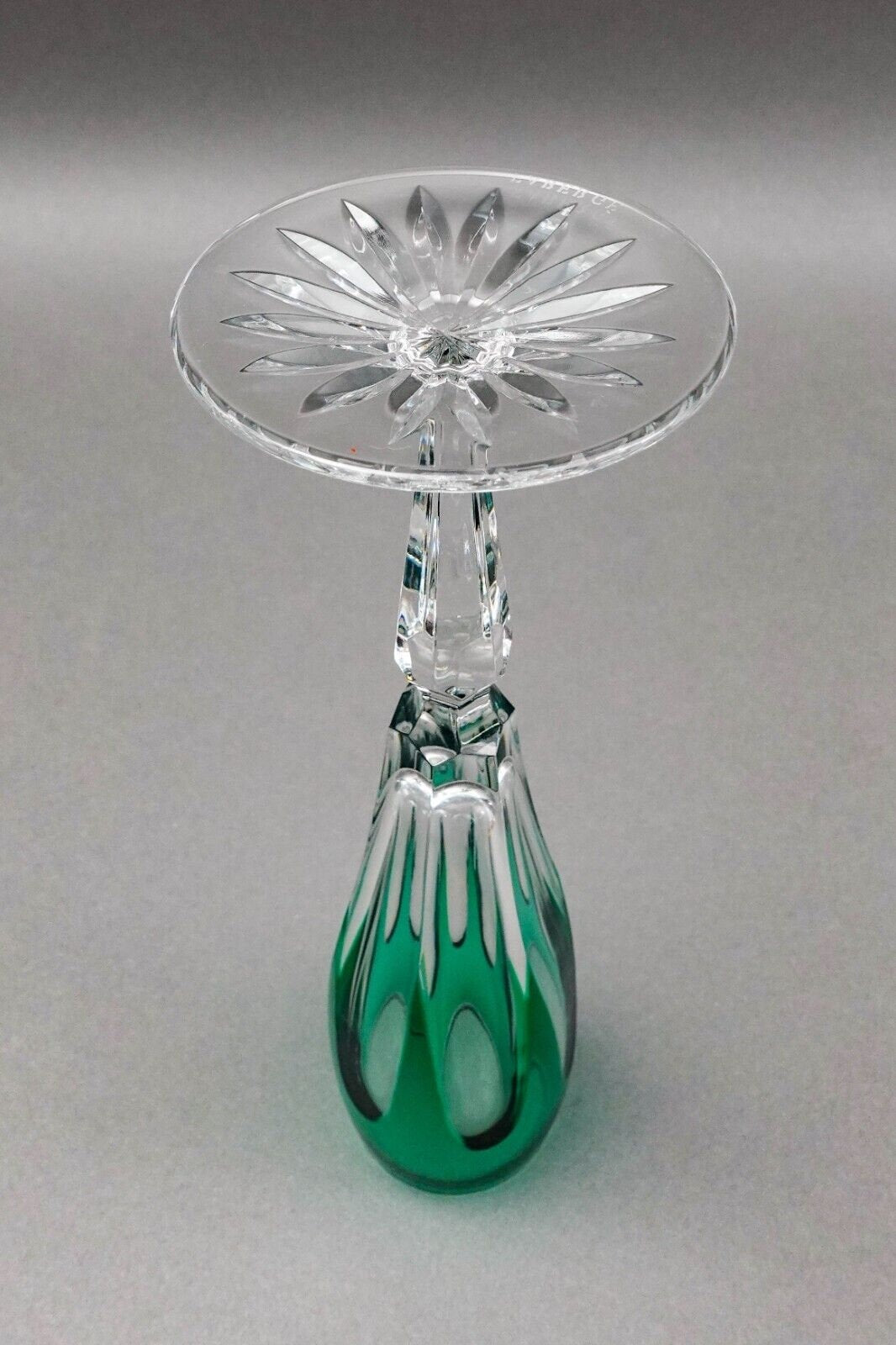 Faberge Crystal Lausanne Multicolored Champagne Flute Glasses Set Of 5