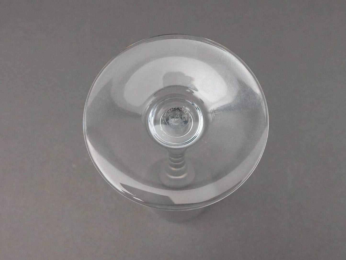 Baccarat Crystal France Dom Perignon 8 7/8" Fluted Water Goblet Glasses Set Of 7