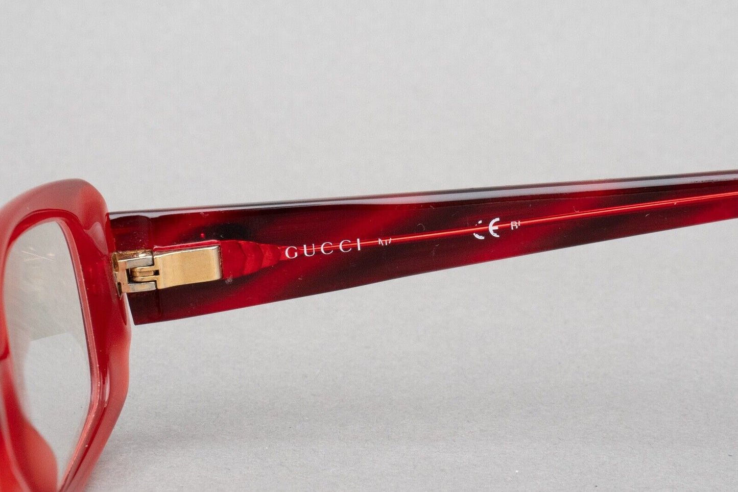 Gucci GG3560 L7F Full Rim Red Eyeglasses Frames 135 Made In Italy
