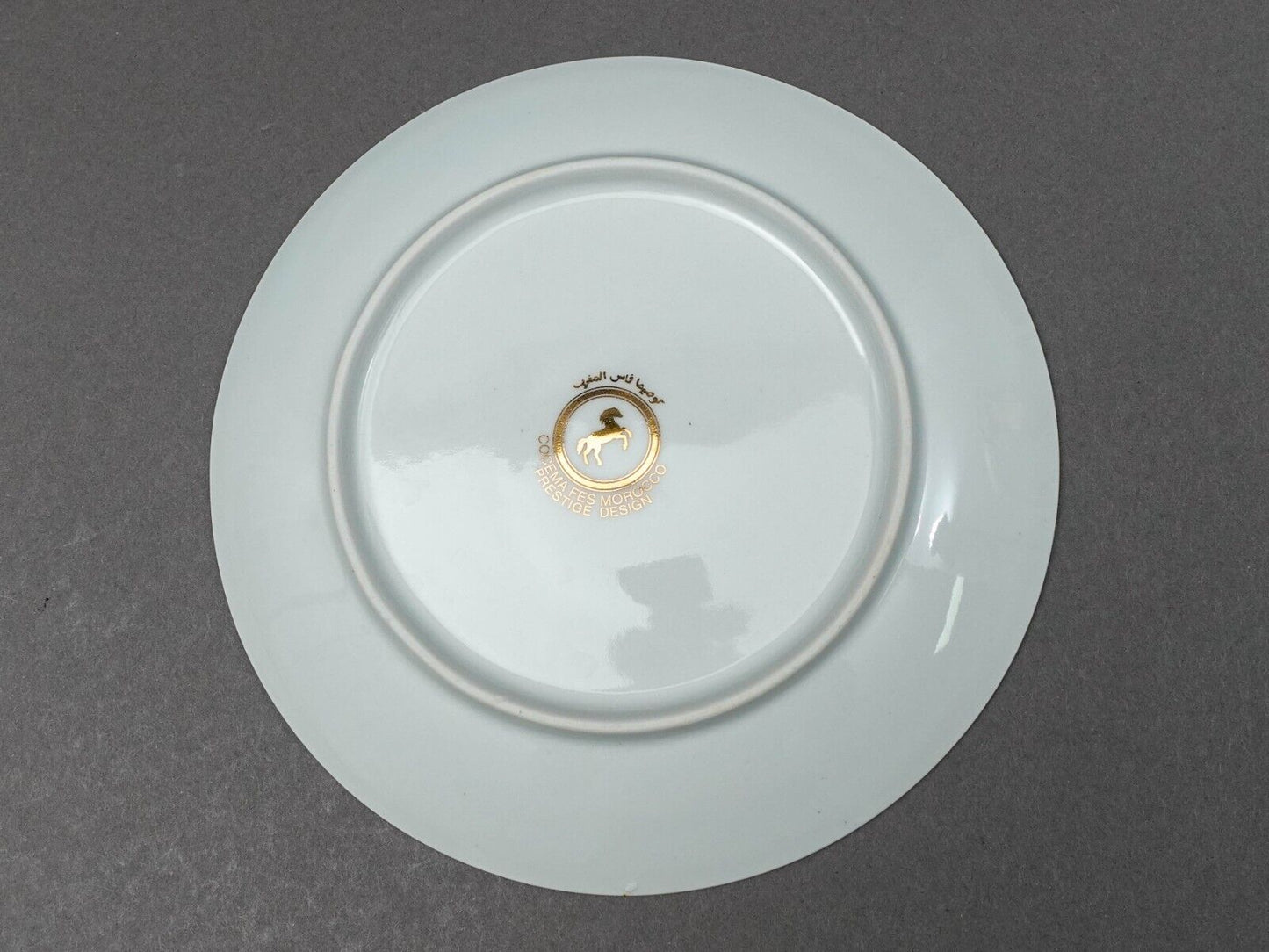 Cocema Fes Morocco Prestige Design Green Gold Bread & Butter Plate Set Of 5