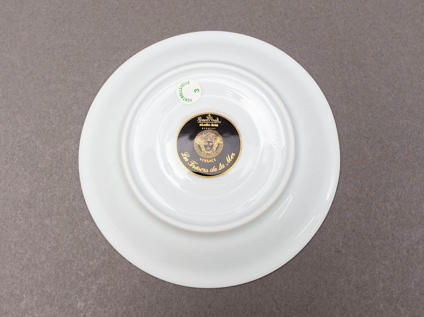 Versace Rosenthal Germany Les Tresors De La Mer 4 3/4" Saucer Only No Cup