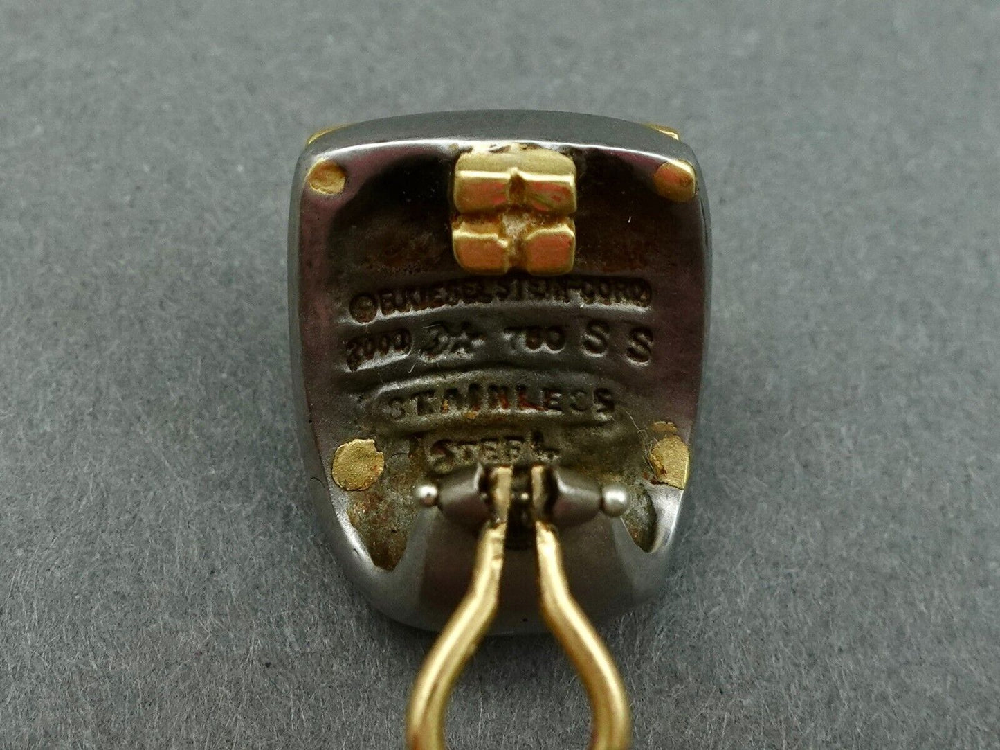 Barry Kieselstein Cord 18K Gold Stainless Women Of The World Clip On Earrings