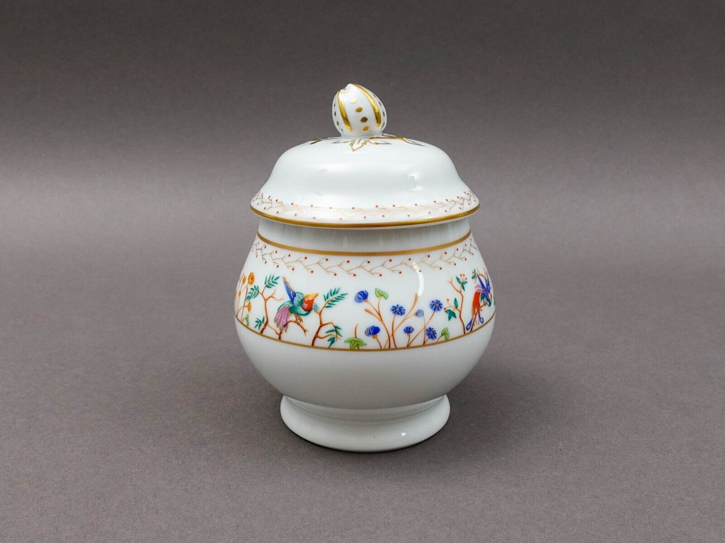 Tiffany & Co Audubon Limoges France Porcelain Sugar Bowl