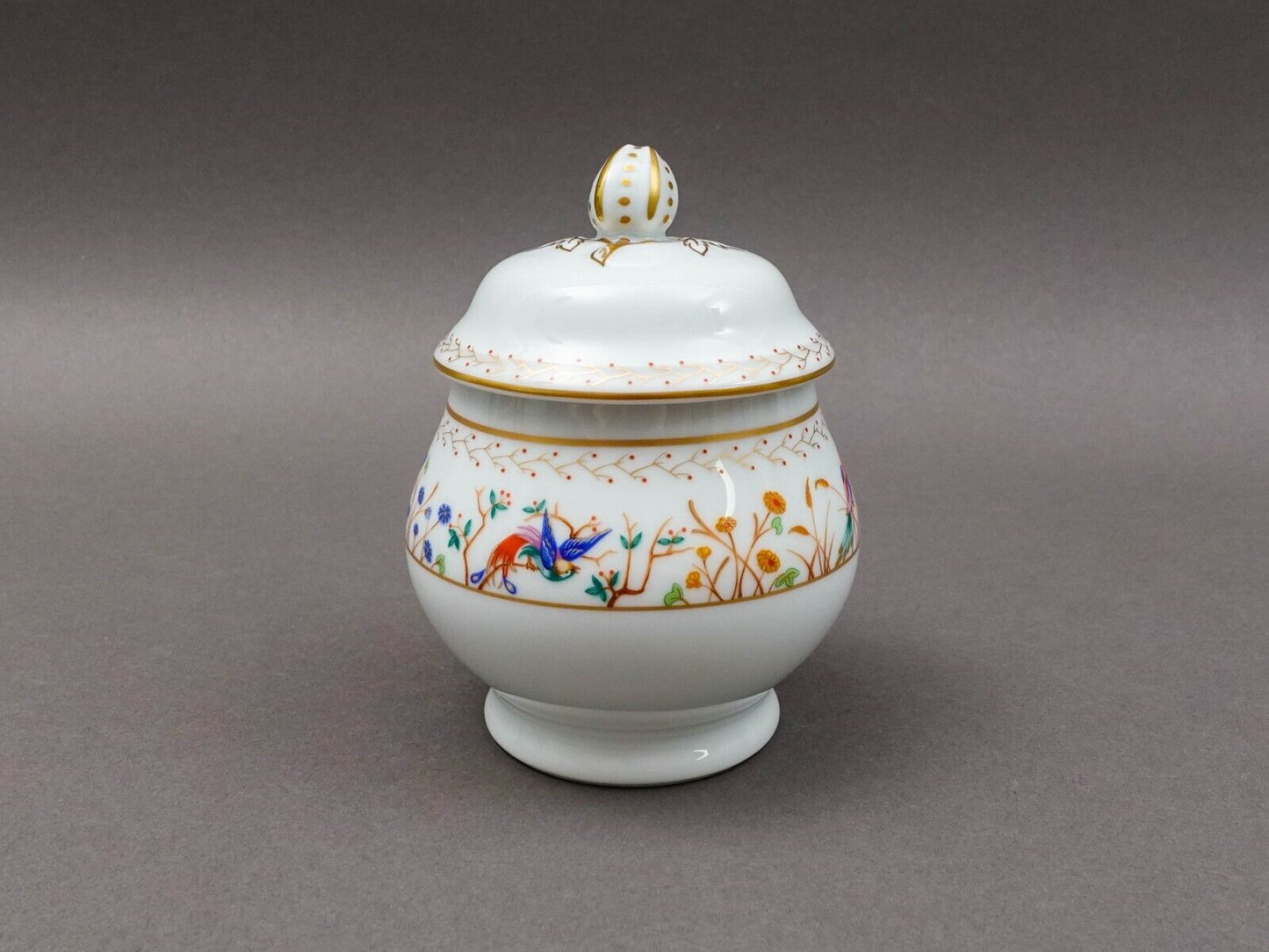 Tiffany & Co Audubon Limoges France Porcelain Sugar Bowl