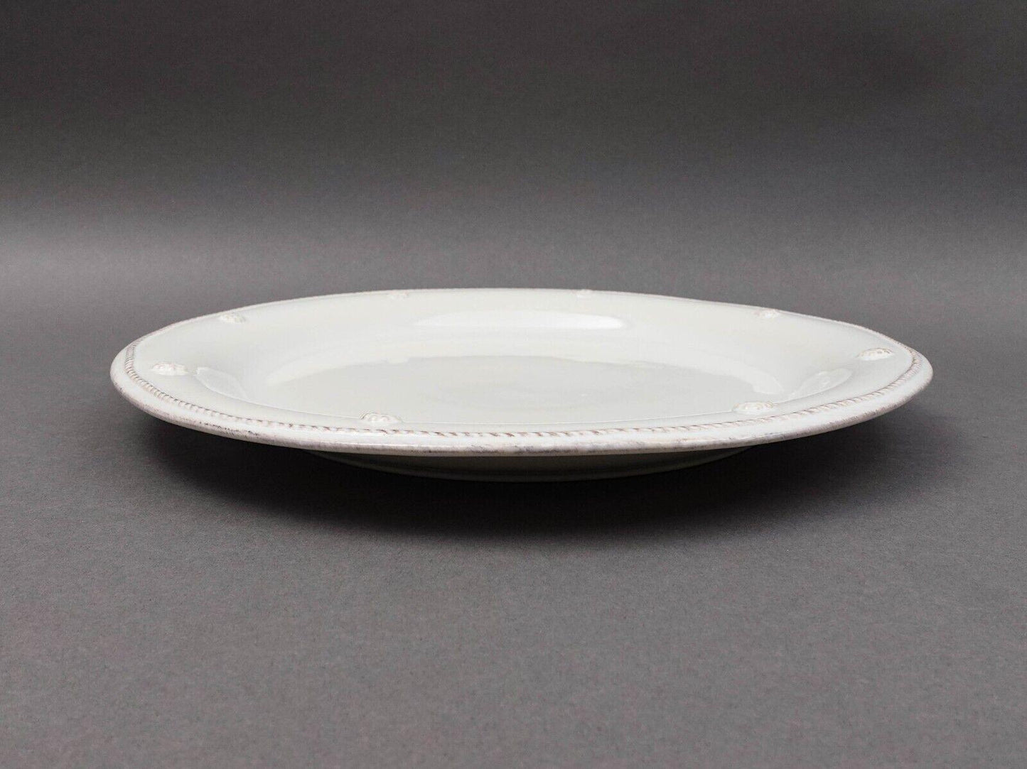 Juliska Portugal Berry & Thread Whitewash 13 3/4" Charger Plate Set Of 6