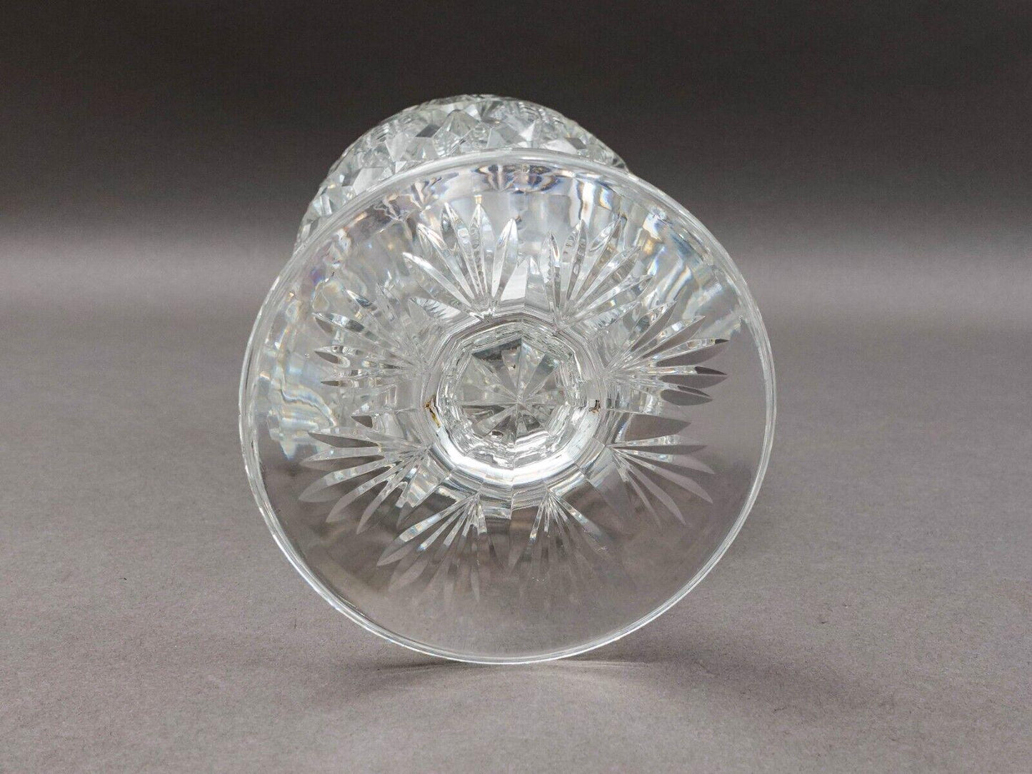 St. Louis France Florence Pineapple Cut Crystal Wine Decanter With Stopper 15.5"
