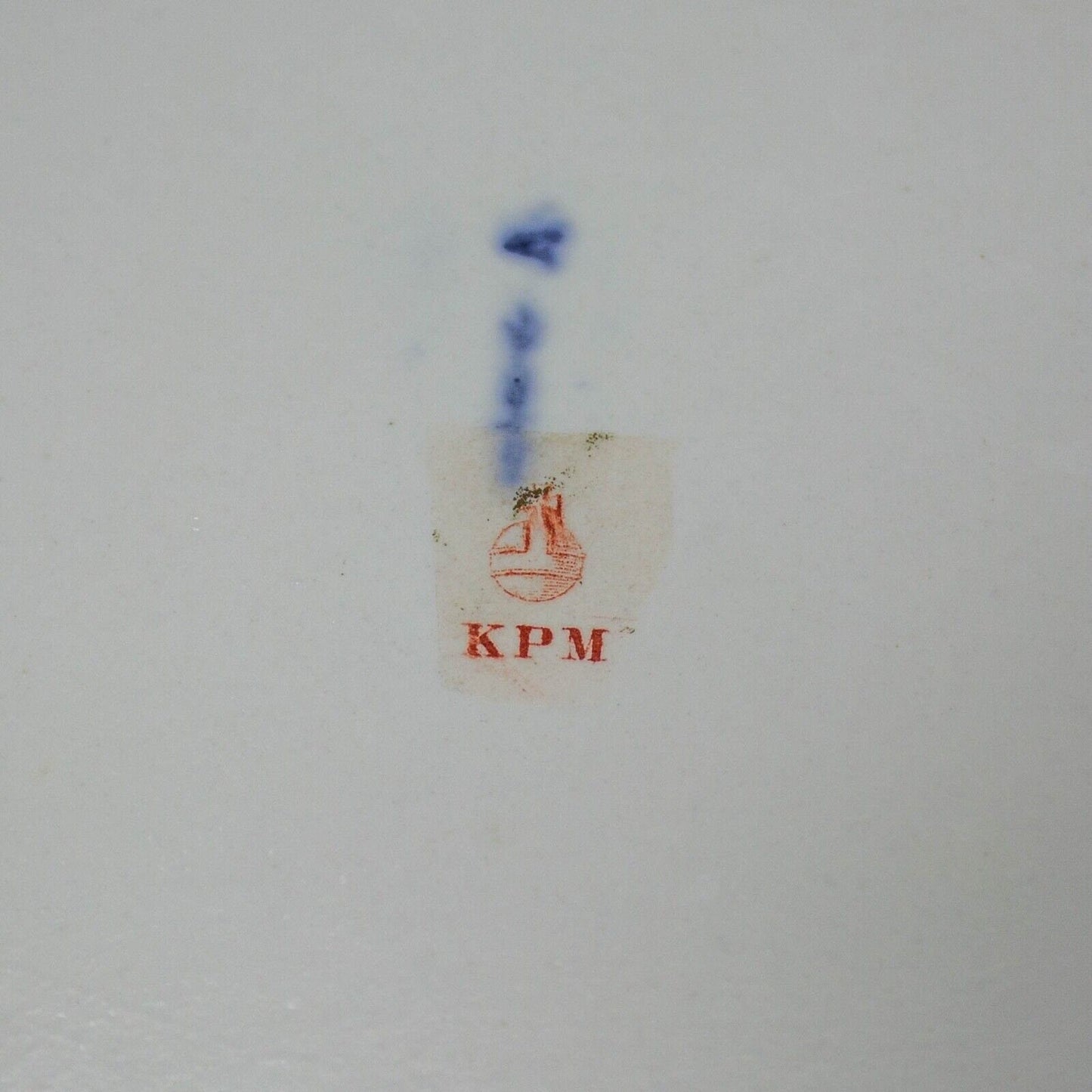 KPM Antique Large Porcelain Gold Gilt Foot Bath Wash Bowl Basin Rare