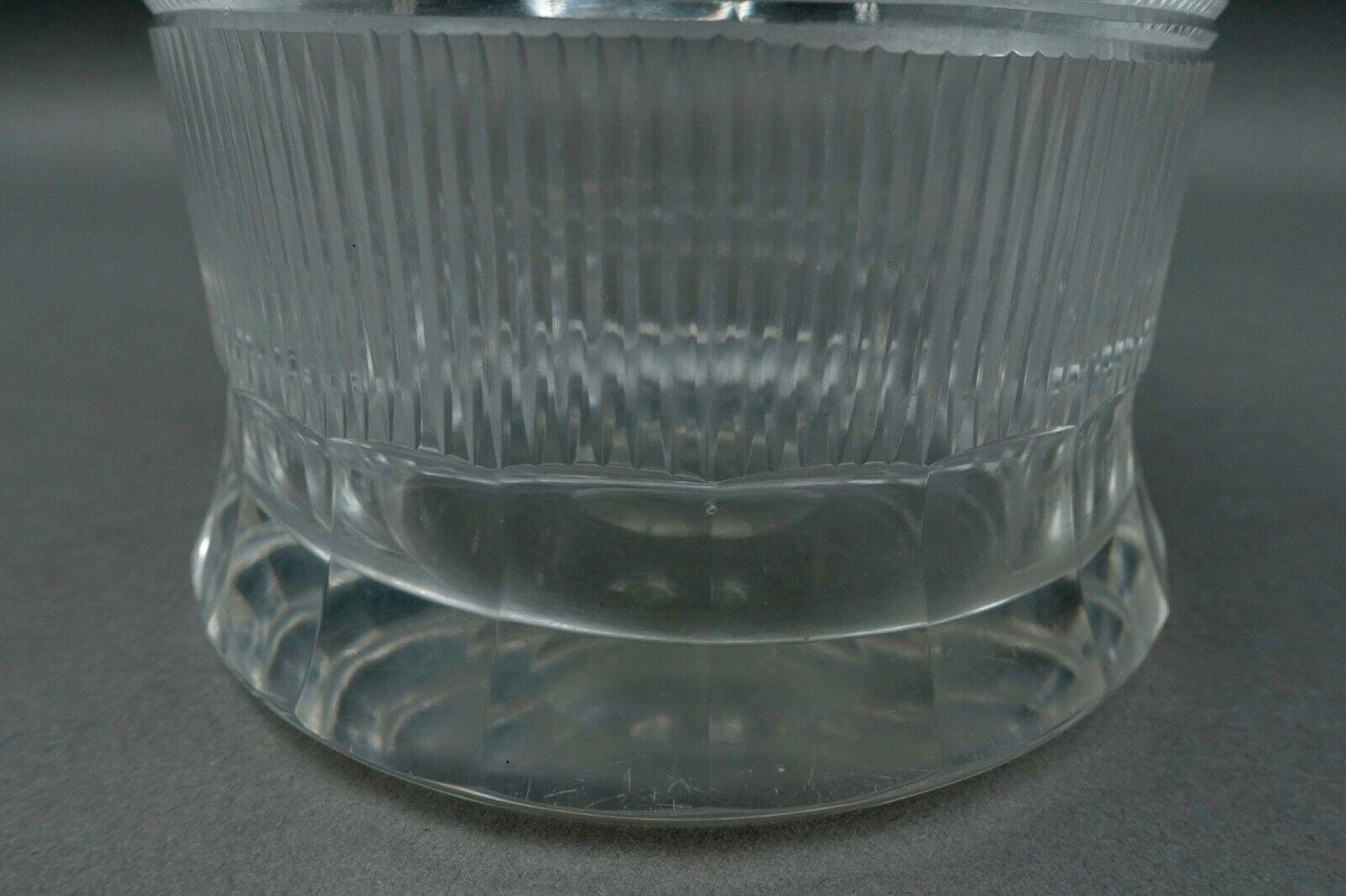 Moser Signed Czech Splendid Gold Trim Cut Crystal Water Pitcher Jug 64 Oz